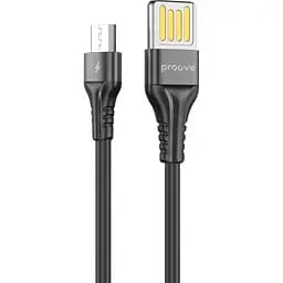 Кабель Proove Double Way Silicone USB-А to Micro-USB 1m Black (CCDS20001301) [130732]