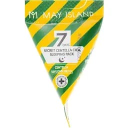 Заспокійлива нічна маска з центелою May Island Seven Days Secret Centella Cica Sleeping Pack