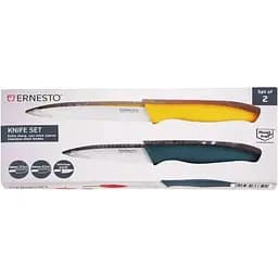 Набор кухонных ножей Ernesto с футляром, 2 шт., желто-бирюзовый LI-111657