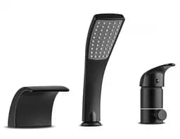 Смеситель для ванны Yoka Ruba black на борт ванны BZ.RUBA-3-BLK Черный матовый