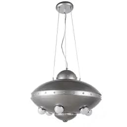 Люстра Brille с пультом для детской LED 6W CW+BL GY (KL-427S/6)