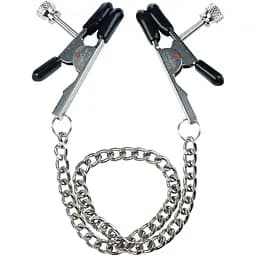 Зажимы для сосков California Exotic Novelties Bull Nose Nipple Clamps 267 см серебристый