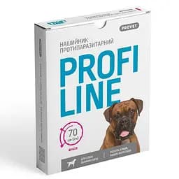 Ошейник ProVET Profiline для больших пород собак 70 см фуксия инсектоакарицид