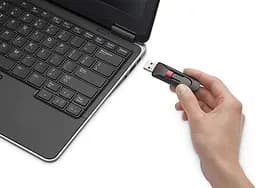 Флеш-накопичувач Sandisk USB 2.0 Cruzer Glide 64Gb Black/Red (SDCZ60-064G-B35) - мініатюра 5