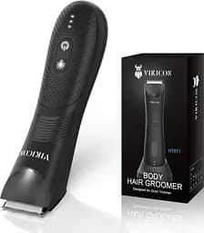 Триммер VIKICON Groin&Body Trimmer для мужчин, электрическая шариковая бритва, сменный керамический лезвие Groomer Б/у