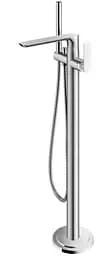 Смеситель для ванны напольный Kohlman Experience chrome QF1165E Хром