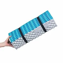Килимок складний Naturehike Thickened (NH20FCD07) 187см - алюмінієва плівка IXPE - 25мм - блакитний - мініатюра 4
