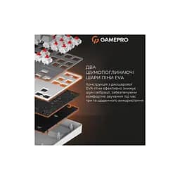 Клавіатура GamePro Genesis Metallic MK110G Outemu Red Switch USB UA Gray (MK110G) - мініатюра 10