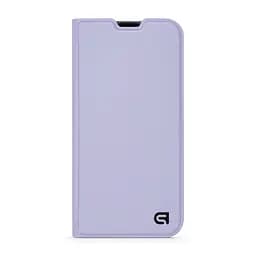 Чехол-книжка для TECNO Spark 30C 4G (kl5), OneFold Case, фиолетовый, из экокожи (PU) и TPU, с магнитом, с подставкой и отделением для карт, трансформируется в подставку, противоударный, защита всего корпуса, ArmorStandart (ARM81229)