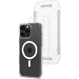 Чохол із склом Spigen Ultra Hybrid Pack (MagFit) White для iPhone 16 Pro Max (ACS08141)