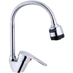 Змішувач для кухні з гнучким виливом Agua Sevilla-C039 CV022345 Хром