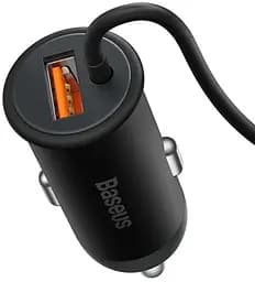 Бездротовий АЗП Baseus CW01 Magnetic Wireless Charging 15W + АЗУ USB 25W SUCX040001 Black - мініатюра 3