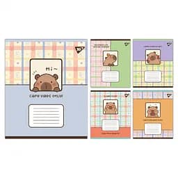 Тетради ученические 18 листов линия Yes Capy vibes, 25 шт. в упаковке