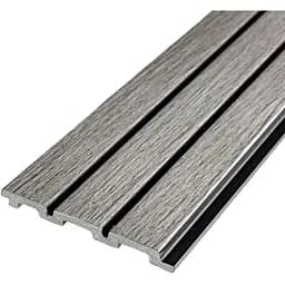 Рейка декоративная Wall Sticker PS 2900х120х12 мм Светло-серый дуб SW-00001740