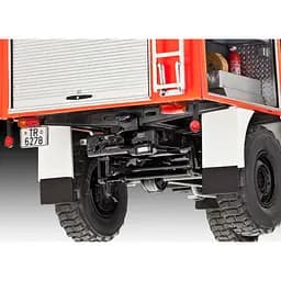 Збірна модель Revell  Пожежна машина Mercedes-Benz Unimog U1300L TLF 8/18 рівень 5, масштаб 1:24, 210 деталей (RVL-07512) - мініатюра 7