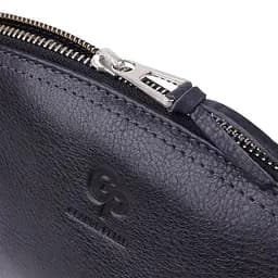 Шкіряна жіноча косметичка Grande Pelle 11570 чорний - мініатюра 3