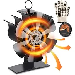 Вентилятор для камина Viitech 8 лопастей.