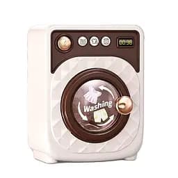 Стиральная машина, 14x9x18 см, подсветка, звуки, подвижные элементы, на батарейках, 6909A