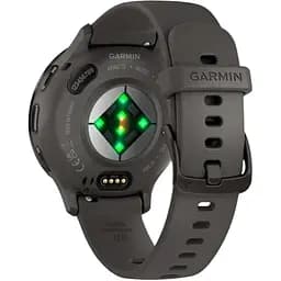 Смарт-годинник Garmin Venu 3S Slate S. Steel Bezel w. Pebble Grey Case and S. Band (010-02785-00) - мініатюра 2