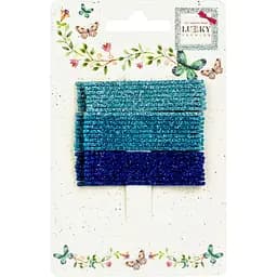 Заколки для волос Lukky 24 шт. голубые/синие (T18540_голубовато-синий)