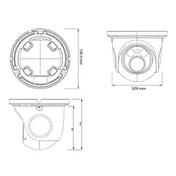 IP-відеокамера 2Mp TVT TD-9525S1 (D/FZ/PE/AR2) f=2.8-12mm (77-00293) - мініатюра 2
