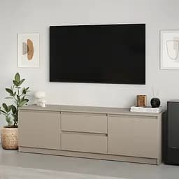 Тумба під телевізор MebelStar Нео 2Ш2Д 150x43x53 см Кашемір (MBS-1254)