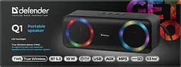 Акустична система 1.0 Defender Q1 10W Light/BT/FM/USB/TF/AUX - мініатюра 6
