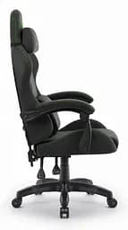 Комп'ютерне крісло Hell's HC-1014 Black-Green тканина - мініатюра 7