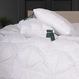 Набір MirSon пуховий №10003 Imperial Brilliance літо ковдра 140х205 см + подушка білий (2200010810790)