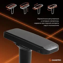 Ігрове крісло GamePro GC775G Fabric Gray (GC775G) - мініатюра 14