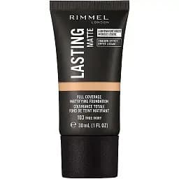 Тональная основа Rimmel Lasting Matte тон 103 (True Ivory) 30 мл