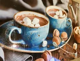 Кухонний фартух Happy Pocket самоклеючий Зефір Блакитні чашки наклейка ПВХ кава солодощі 60х250 см Z180587 - мініатюра 9