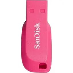 USB флеш накопичувач SanDisk 32GB Cruzer Blade Pink USB 2.0 (SDCZ50C-032G-B35PE) - мініатюра 2