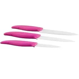 Набір керамічних ножів 3 шт. Pink (NS6SETKN)