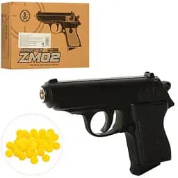 Дитячий металевий пістолет ZM, дитячий пістолет на кульках ZM02