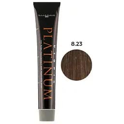 Професійна стійка крем-фарба для волосся Hipertin Platinum 8.23 ​​світлий блонд перламутрово-золотистий