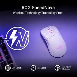 Миша ASUS ROG Keris II Origin White (90MP04A0-BMUA10) - мініатюра 8