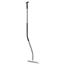 Граблі металеві Fiskars Ergonomic 36 см з ергономічною ручкою 150 см (1077112)