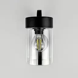 Бра Scandinavia у чорному каркасі з прозорим плафоном Арт. 11295/1W BK+CLR Line F