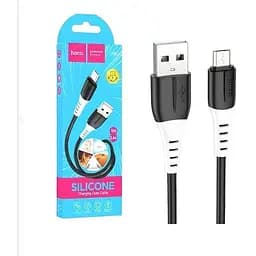 USB-кабель Hoco X82 Micro Silicone Cable 1 м черный