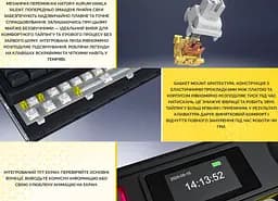 Клавиатура игровая механическая HATOR HTK-4160-UA Skyfall 65 PRO Wireless Aurum Vanila Silent Switch USB, 2,4 ГГц, BT 5.3 Black-White - мініатюра 8