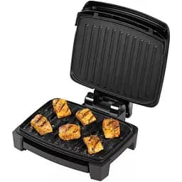 Гриль Russell Hobbs George Foreman притискний Immersa Small 1100Вт з'ємні пластини метал пластик чорний (28300-56) - мініатюра 2