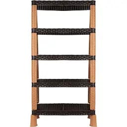 Етажерка для взуття Violet House 0733 Роттанг Гелаксі, 96х52х30 см, коричнева (0733 Ротт Гел BROWN 30*52*96 см)