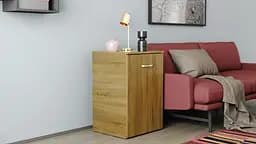 Стіл-тумба трансформер Смарт 1/1 Ferrum-decor 750x1450x500 ДСП Дуб Сонома Трюфель 16 мм (FRD-105071) - мініатюра 7