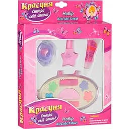 Набір косметики Window (2057) для дівчинки. Палетка, помада, пензлики, лак