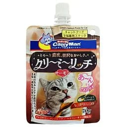 CattyMan Creamy Salmon кэттимен сливочное пюре з лососем рідке ласощі для котів 0.07кг