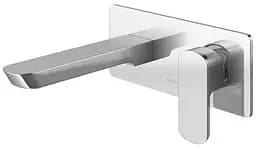 Смеситель для умывальника Kohlman Foxal chrome + BOX скрытого монтажа QW185F Хром