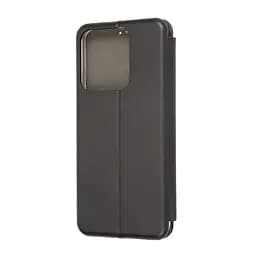 Чехол-книжка для TECNO Spark Go 2022 (KG5), G-Case, черный, кожаный чехол-книга из экокожи (PU) и TPU, с магнитом, с подставкой и вместительным кардхолдером, противоударный, защита всего корпуса, ArmorStandart (ARM72416) - мініатюра 2