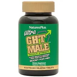 Стимулятор тестостерону Natures Plus Ultra GHT Male, 90 таблеток