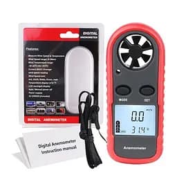Анемометр цифровий 0.1-30м/с -10-45°C wintact 10.5х4х1.5 см hoz0010063 - мініатюра 5